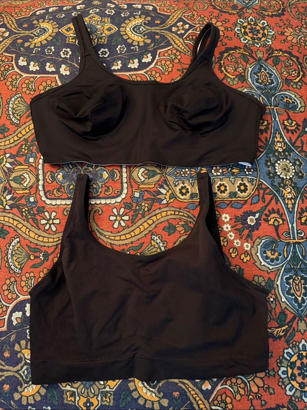 Bali Black underwire support Bras- Set of 2